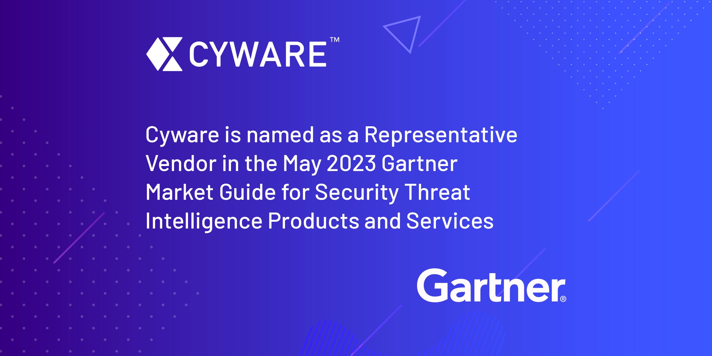 Cyware Named a Representative Vendor in the May 2023 Gartner Market Guide for Security Threat Intelligence Products and Services - Featured Image