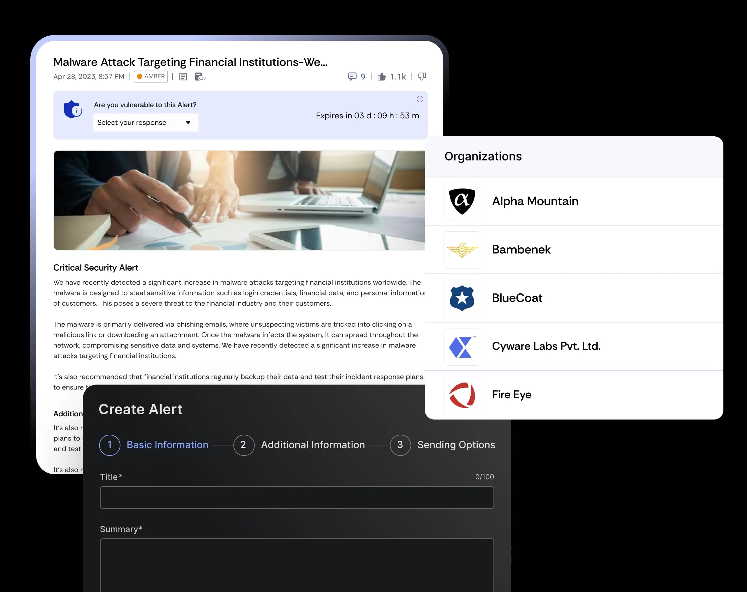 Cyware enabling ISACs to share intelligence in real-time, orchestrate response workflows, and collaborate securely
